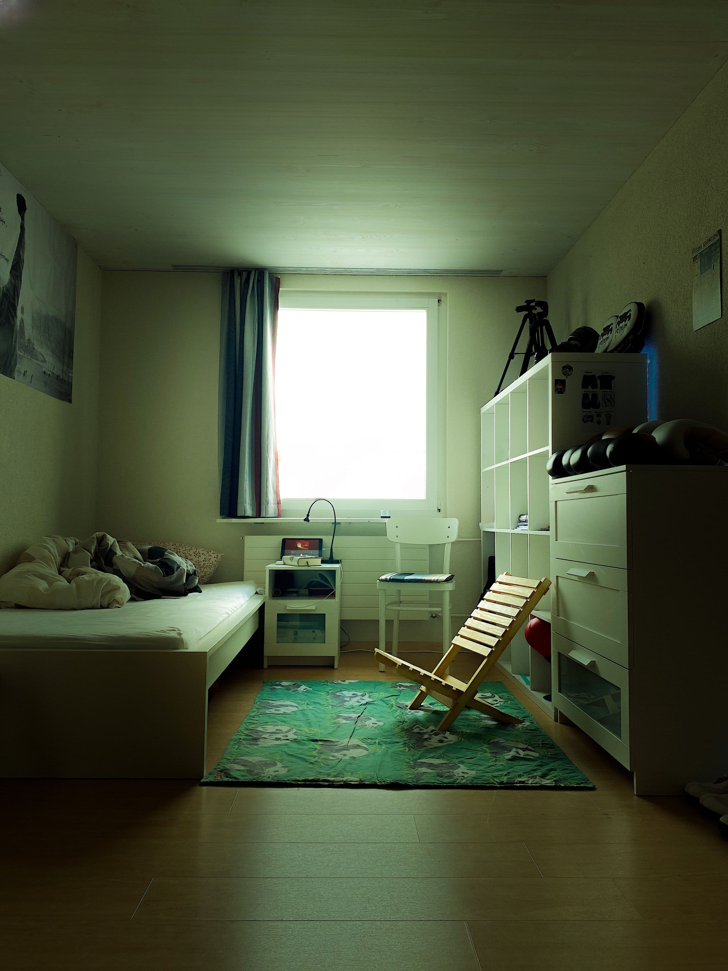 Shared common room area in a suite-style dorm